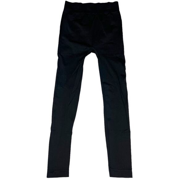 Lane Bryant High Waist Smoothing Leggings Solid Black Pull On Stretch Womens E/F - Picture 1 of 11